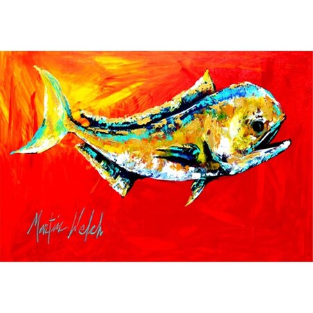 Carolines Treasures Danny Dolphin Fish Fabric Placemat MW1156PLMT